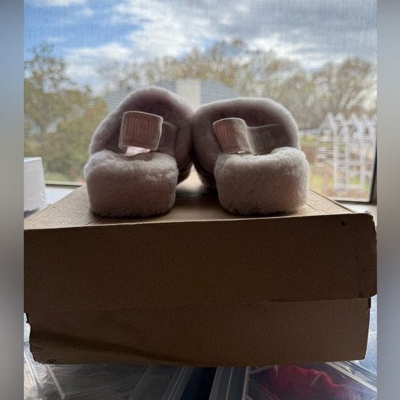 UGG Fluffy Yeah Slides Pink Size 9 - Picture 5 of 9